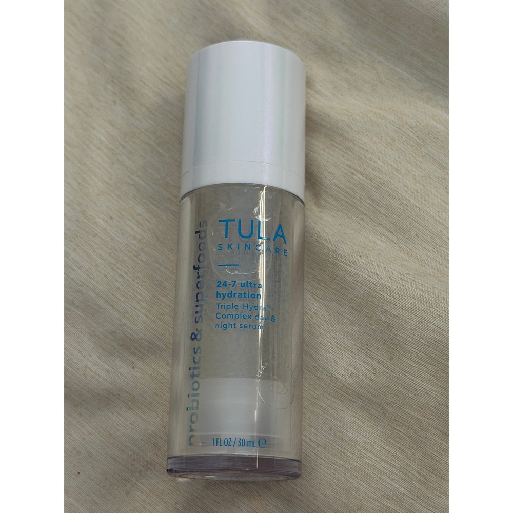 TULA Skincare 24-7 Ultra Hydration Serum Unisex 1oz Clear Excellent Triple-Hydra